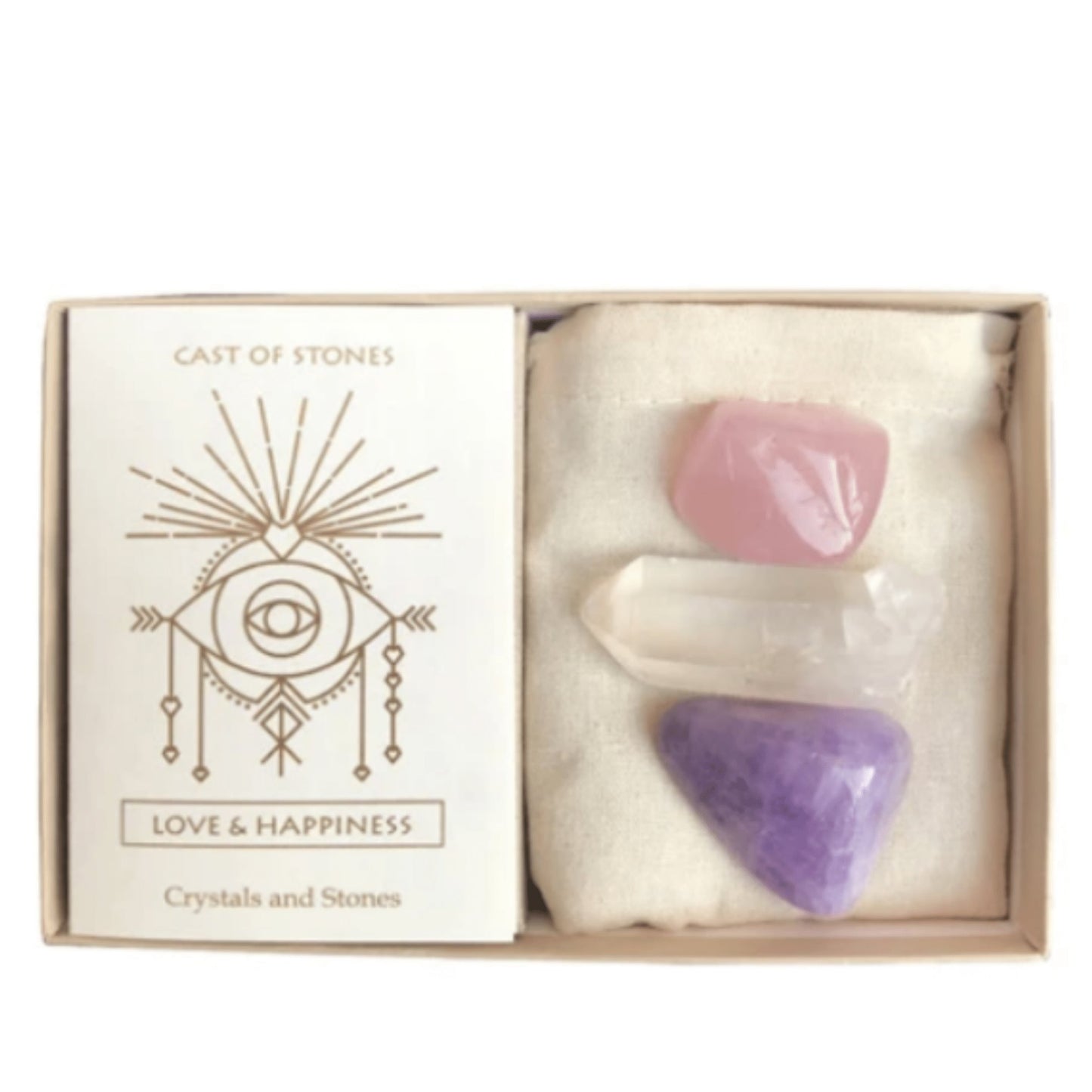 love & happiness stone set