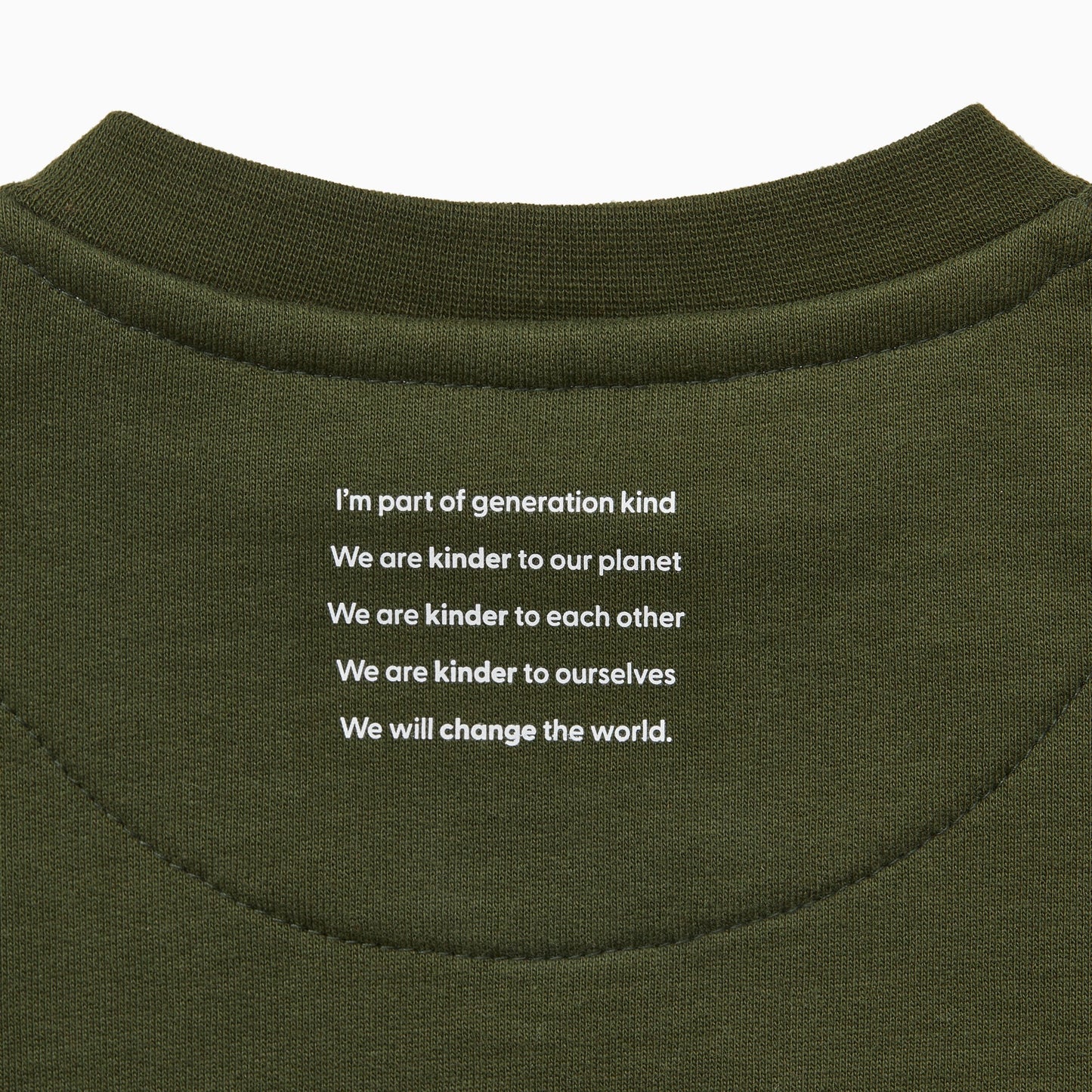 Generation Kind Oversized Sweatshirt - Khaki