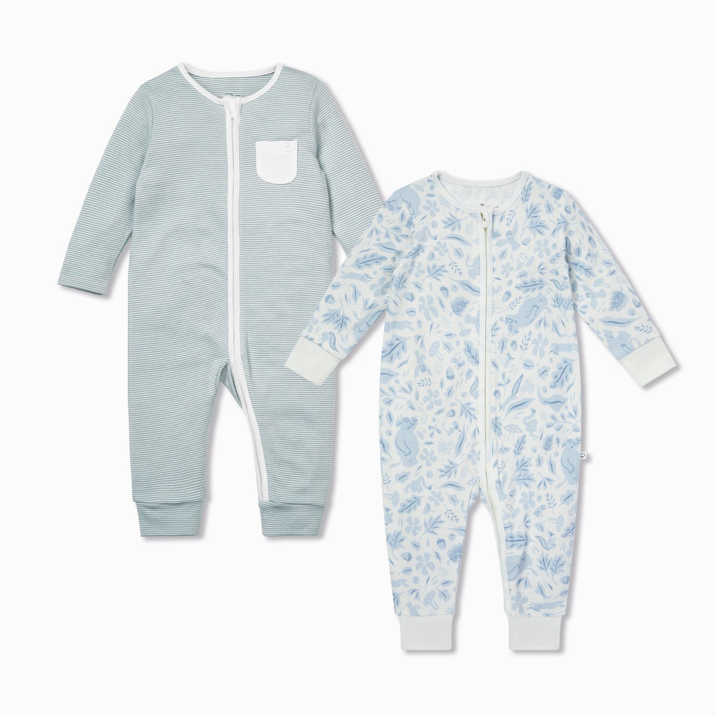 Gruffalo Dragonfly Blue Zip-Up Sleepsuit 2 Pack