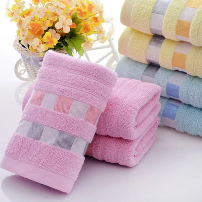 33*73cm Thickened Face Towel Absorbent Pure Hand Wash Hair Shower Double Side Soft Towel Bathroom Family Hotel Towel