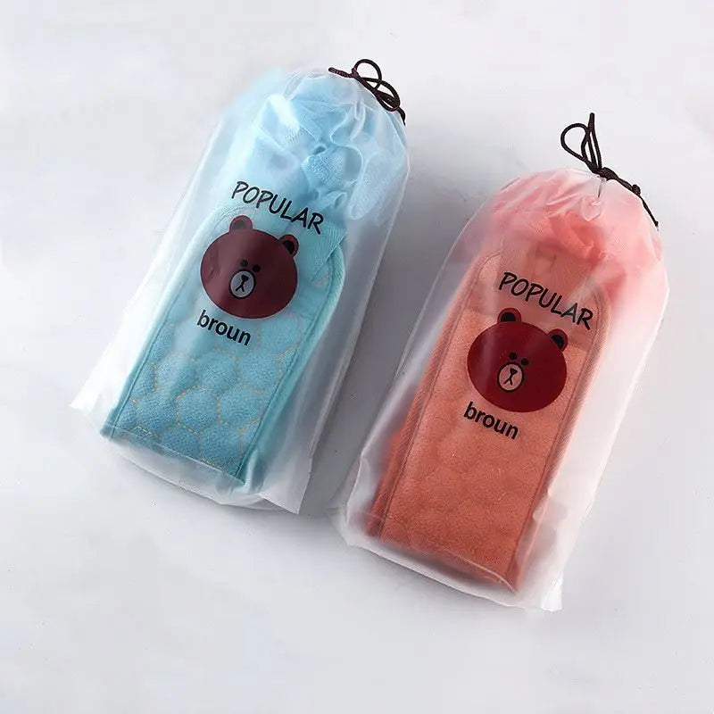 3 Piece Exfoliating ,syuh Shower Back Scrubber Body Bath Set