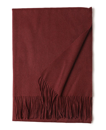 Designer Luxury Fashion Winter Ladies Wool Scarf Stoles Custom Embroidery logo Women Plain Color Wool Scarves Shawl for Women