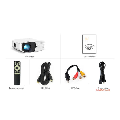 BYINTEK K20X  LED Video 4K 1080P LED Home Theater Projector Proyector 1080P White home use game video projectors