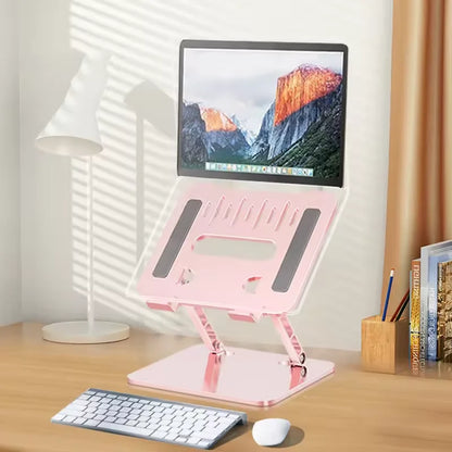 Aluminum Laptop Stand, Ergonomic Detachable Computer Stand, Riser Holder Notebook Stand Compatible with 17" Laptops