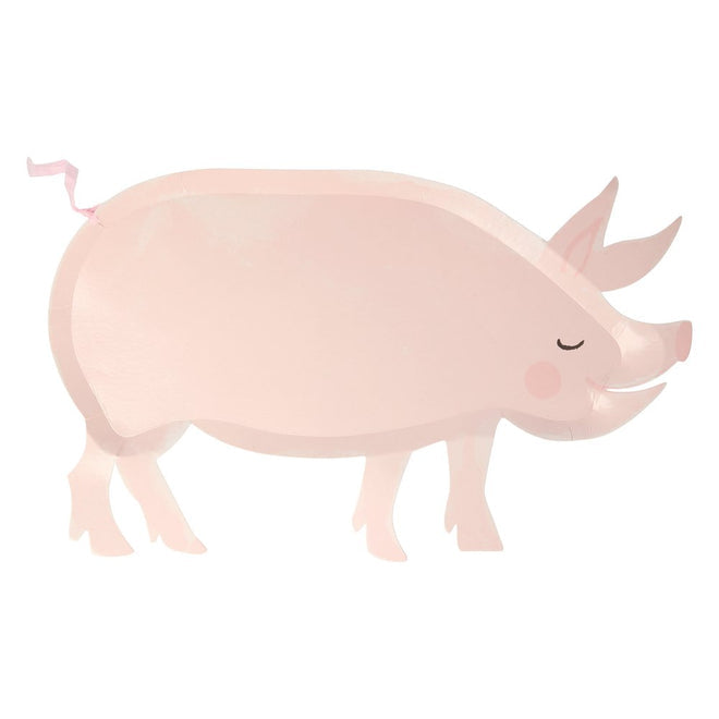 On The Farm Pig Plates
