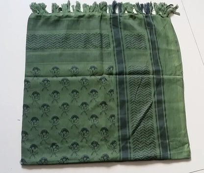 Arab Scarf Shawl Keffiyeh Wrap Shemagh Scarf Mask Cycling Shawl Neck Cover Man Woman Hiking Sunshade Head Wrap