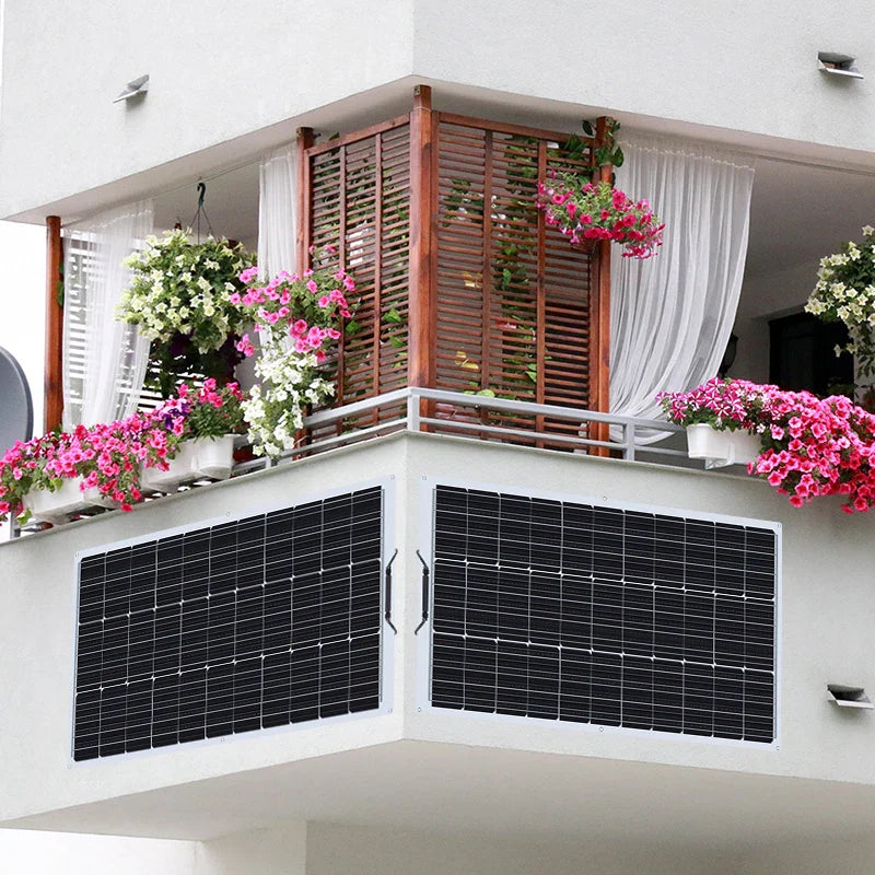 Durable 100W 19.8V Monocrystalline Silicon ETFE Flexible Solar Panel for Yachts Travel Tourism Cars