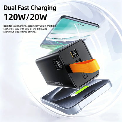 Best Selling Products LED Digital Display PD Fast Charge 60000mah Power Bank Portable Power Bank Battery