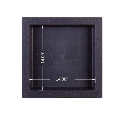 ABS 17"x17" Square Waterproof Recessed Shower Niche for Hotels & Houses