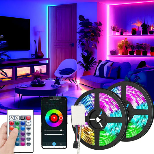 12V IR Control Indoor Decoration 5m 10m Waterproof SMD 5050 LED Strip Lights