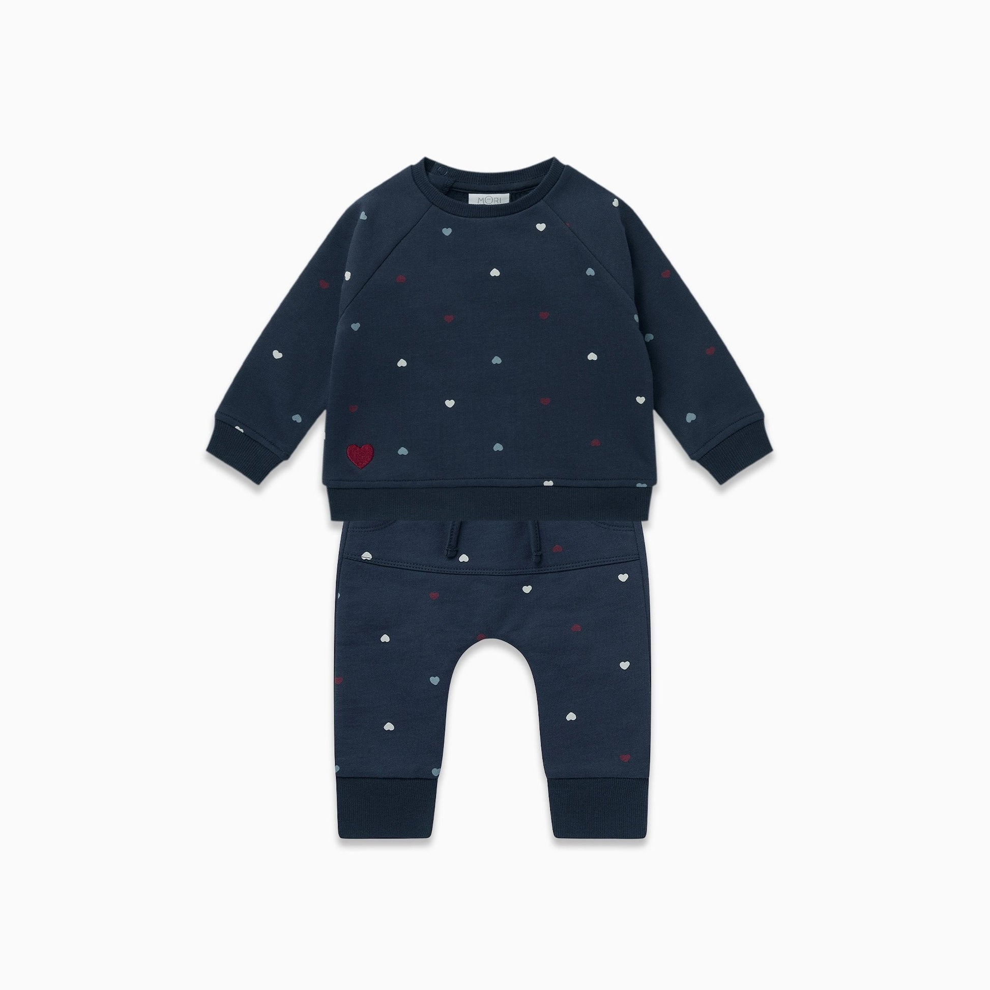 Hearts Sweatshirt & Joggers Outfit