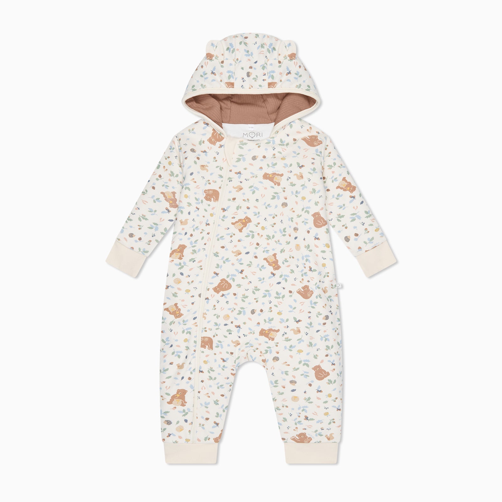 Bear Print Pramsuit