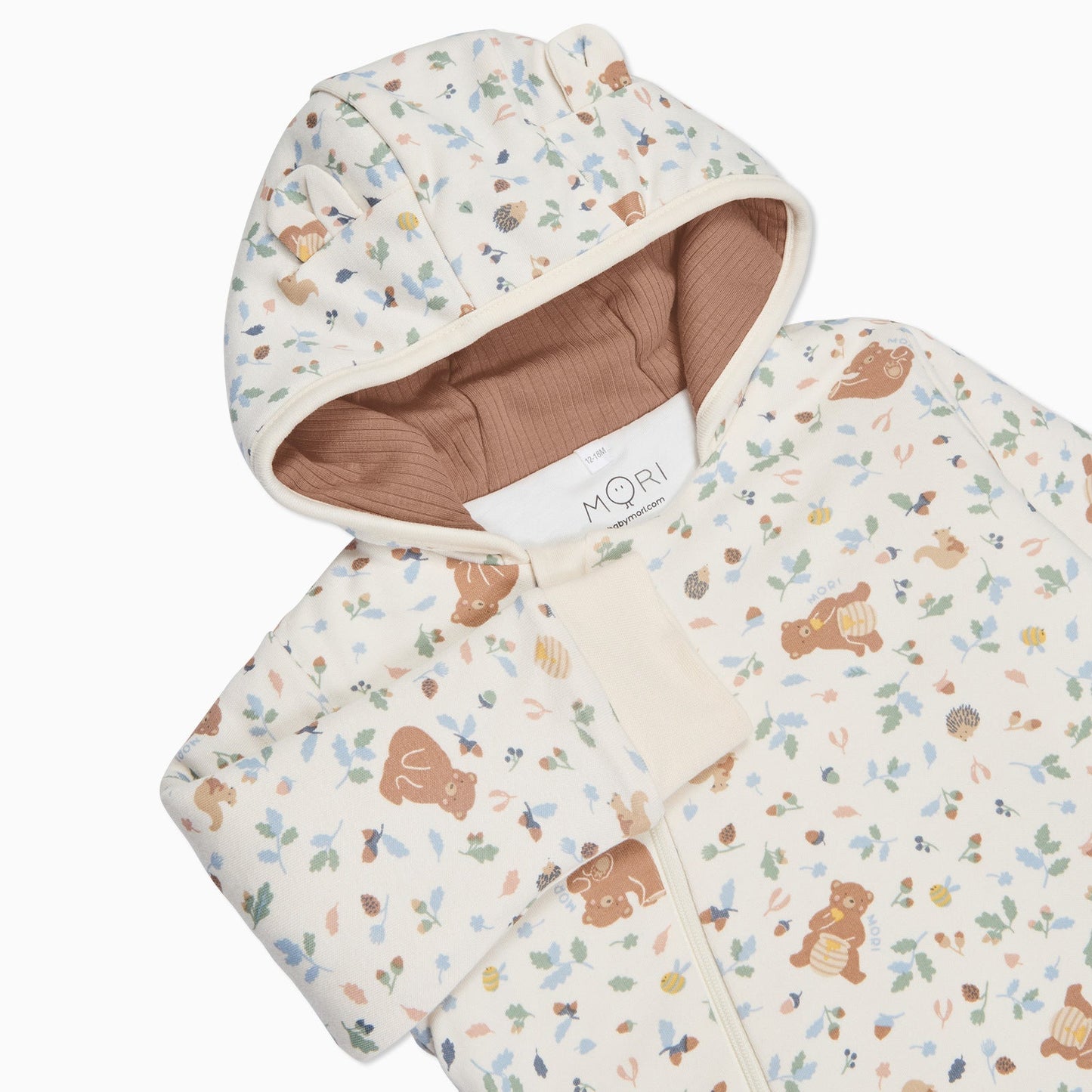 Bear Print Pramsuit