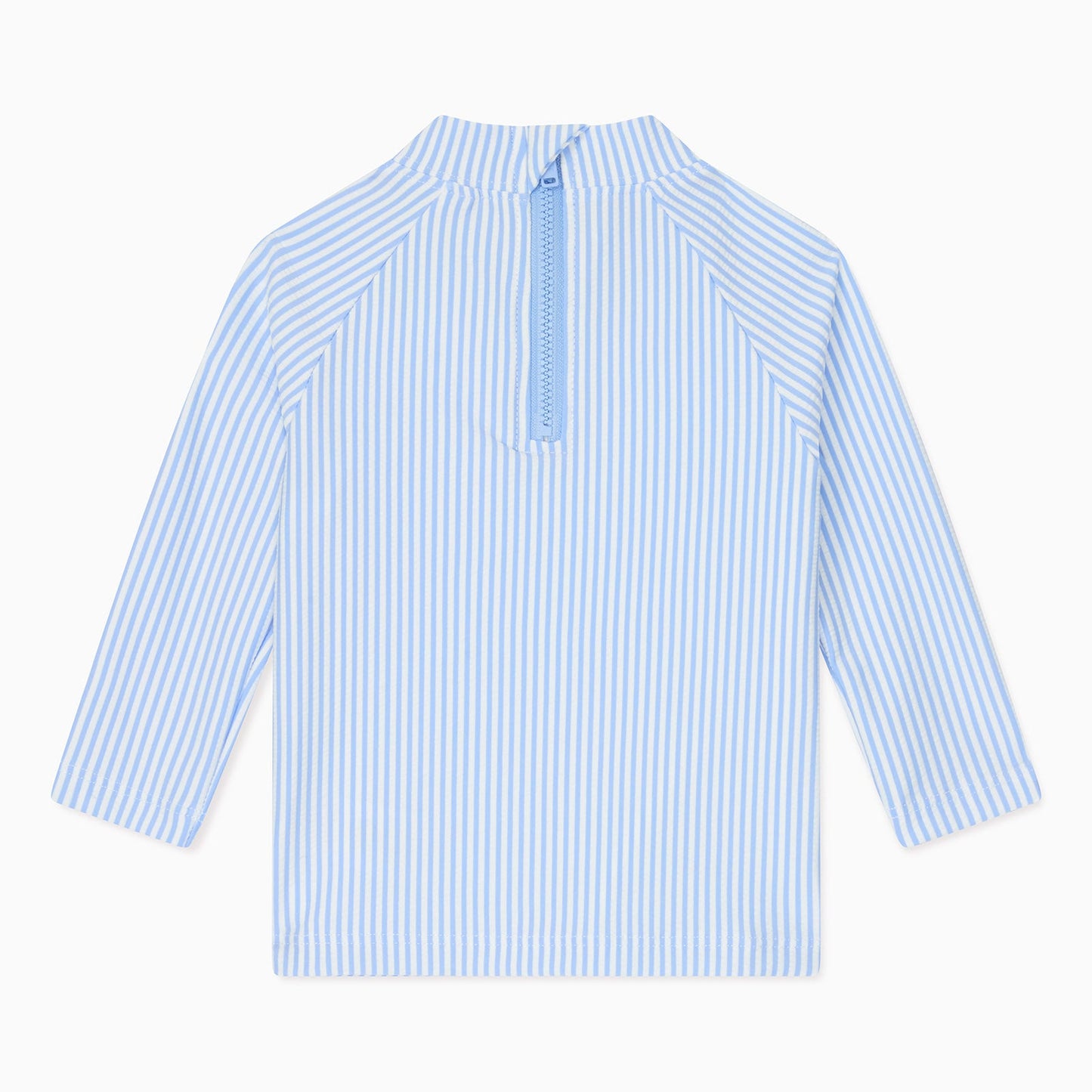 Cloud Stripe Seersucker Rash Vest