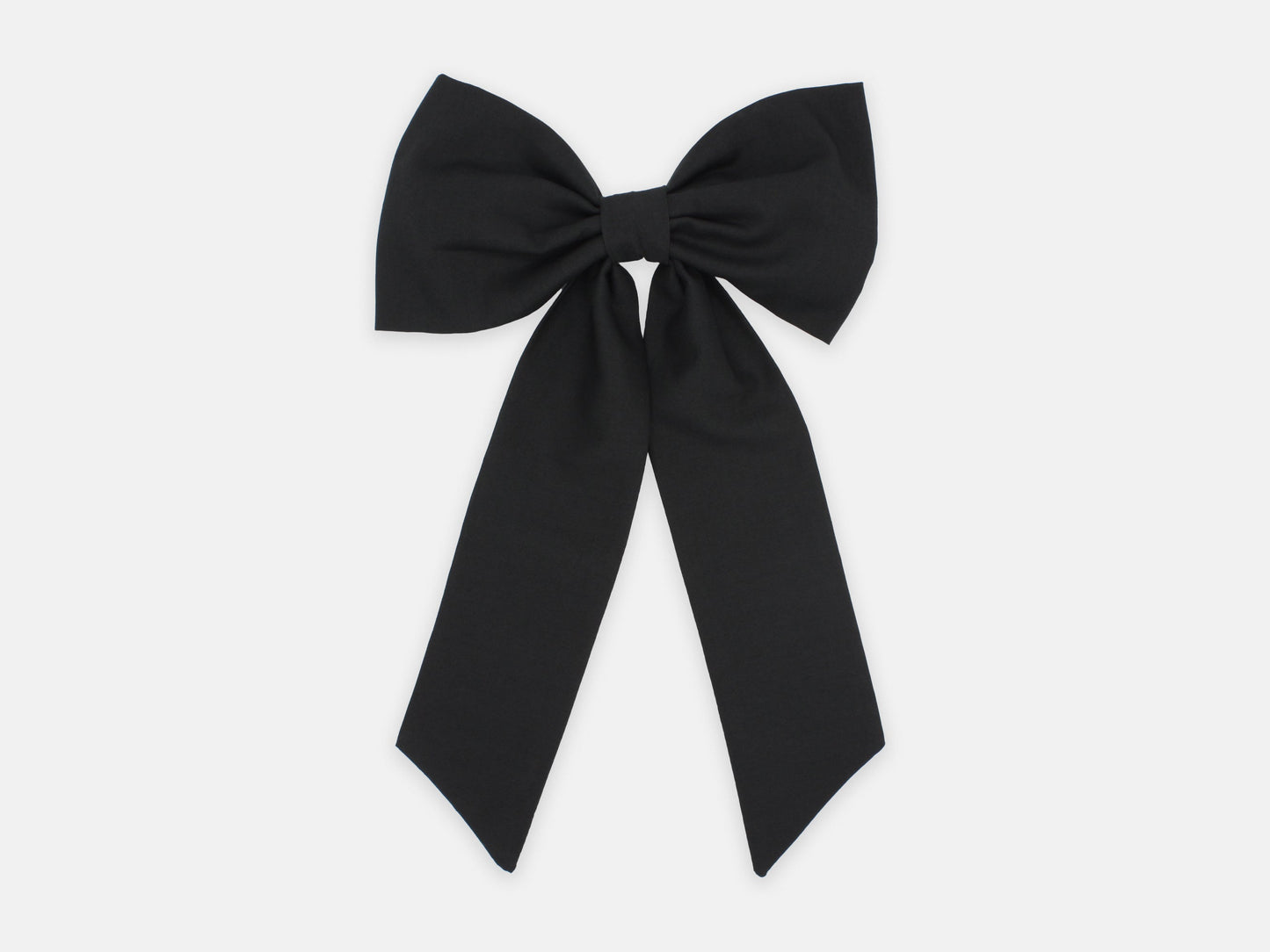 Large Bow Hair Clip - Liberty Black F Print