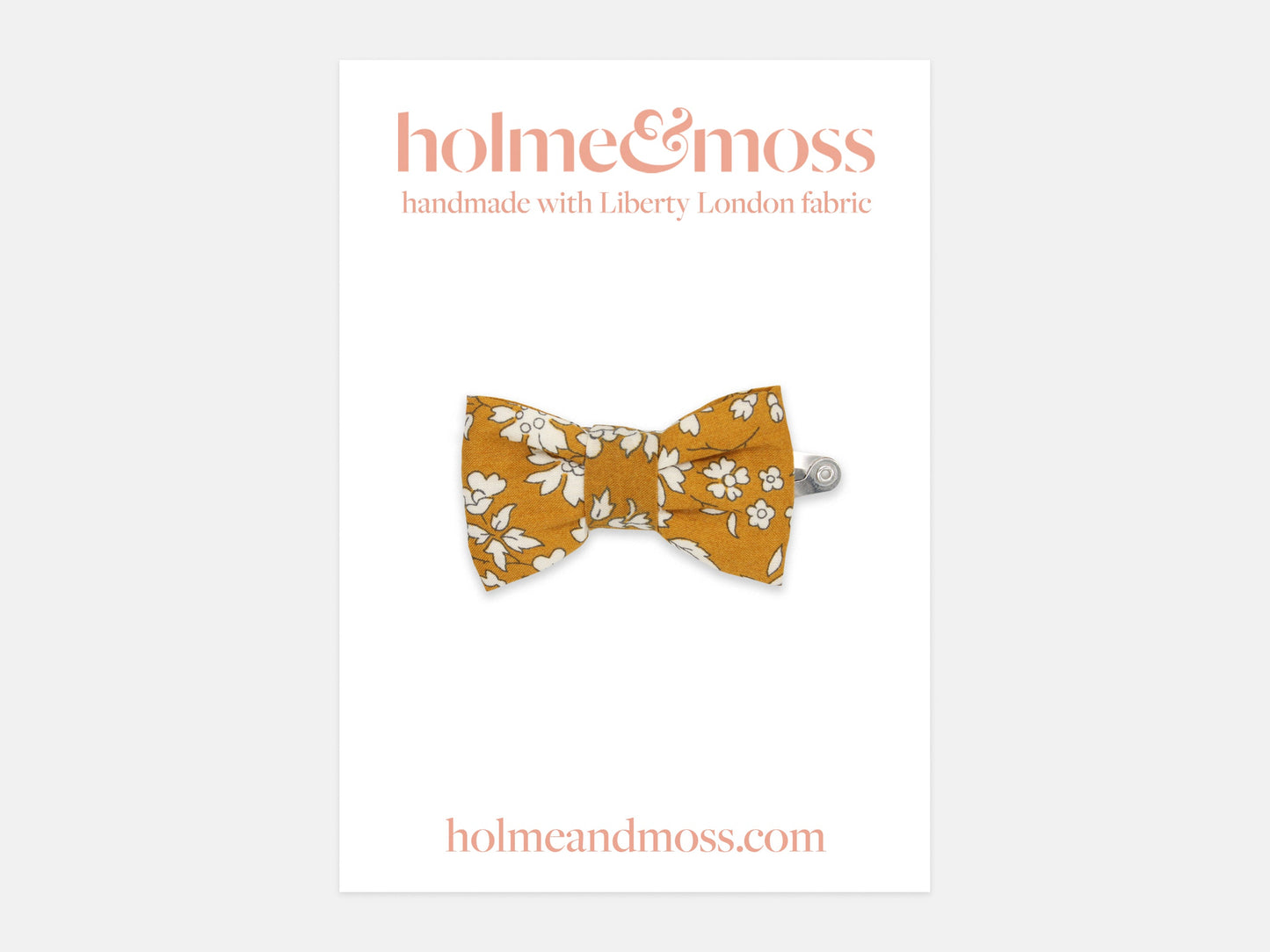 Bow Hair Clip - Liberty Capel G Print