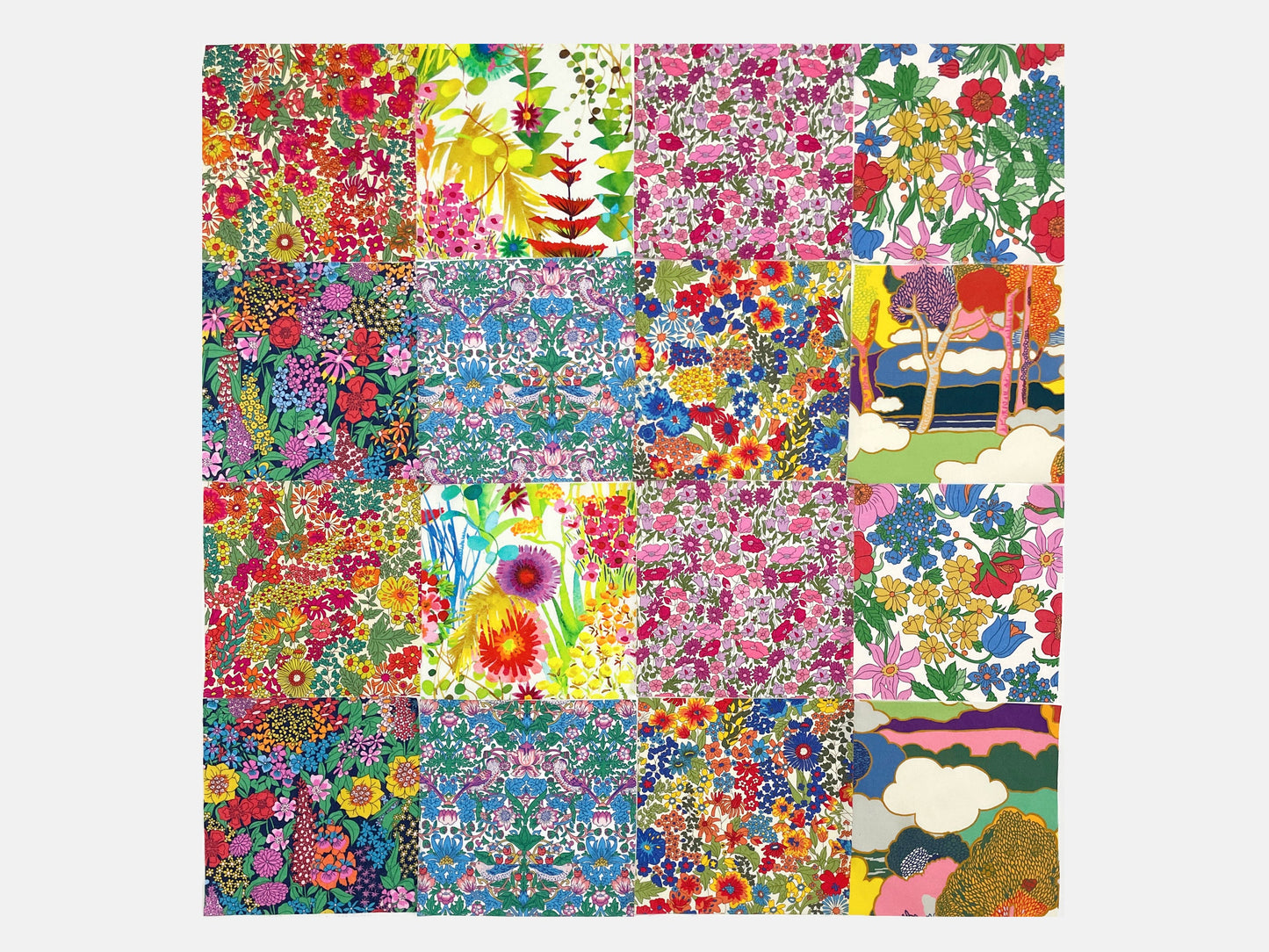 Liberty Fabrics Tana Lawn™ Cotton 5" Brights Charm Squares, Pack of 16