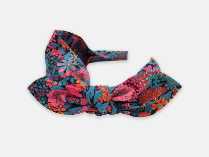 Side Bow Headband - Liberty Ciara C Print