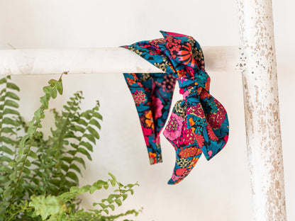 Side Bow Headband - Liberty Ciara C Print
