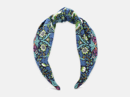 Classic Knot Headband - Liberty Strawberry Thief J Print