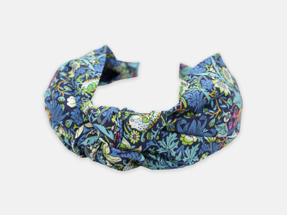 Classic Knot Headband - Liberty Strawberry Thief J Print