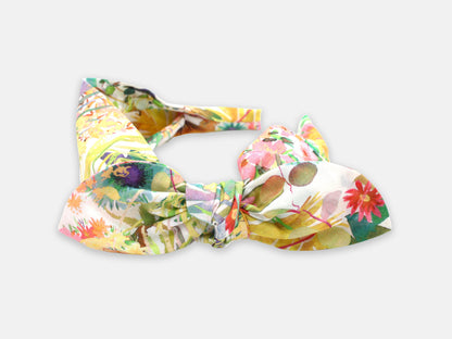 Side Bow Headband - Liberty Tresco F Print