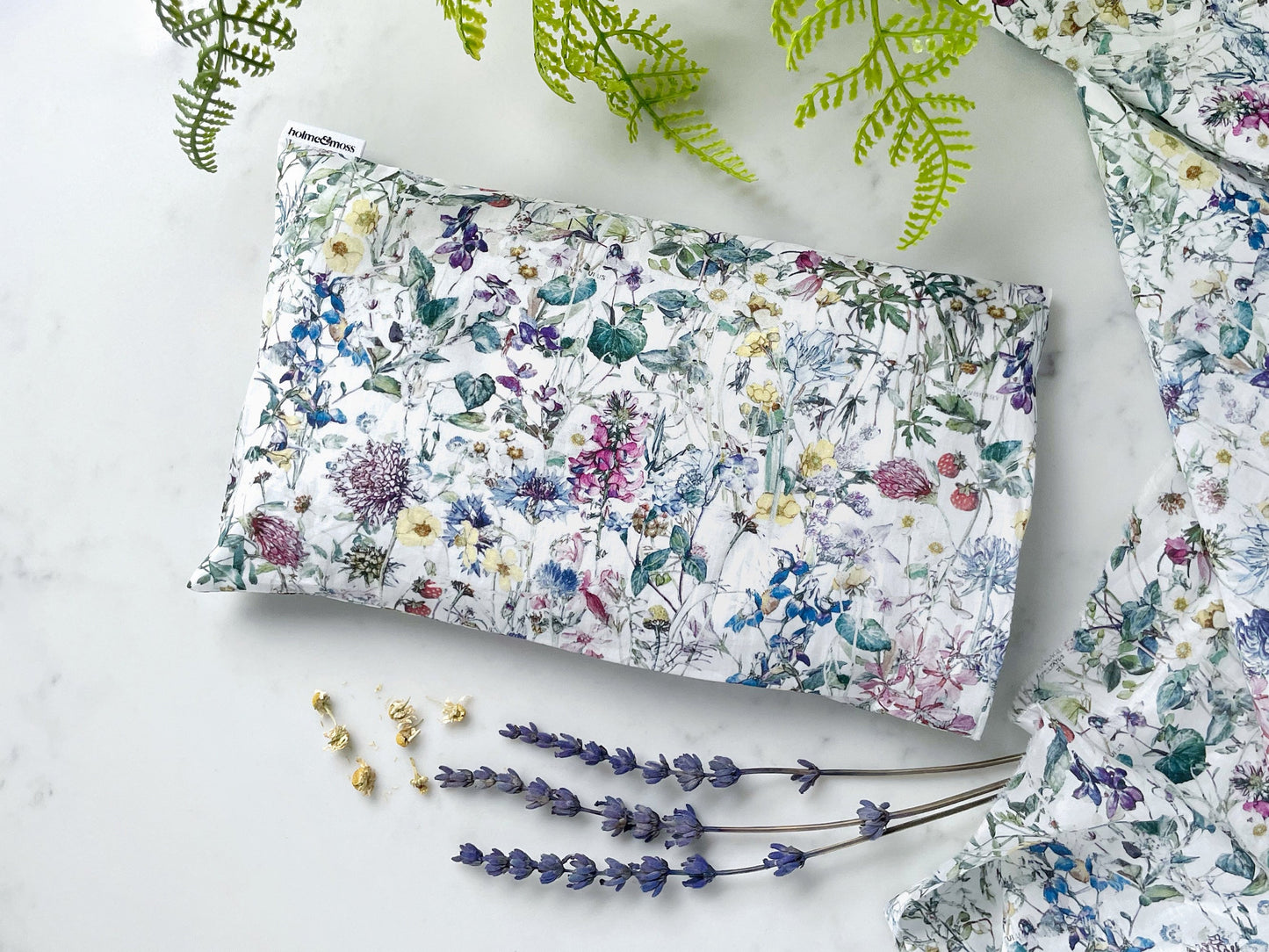Eye Pillow with Lavender and Chamomile - Liberty Wild Flowers Print