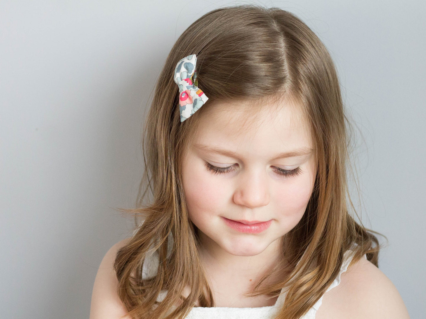 Bow Hair Clip - Liberty Capel G Print