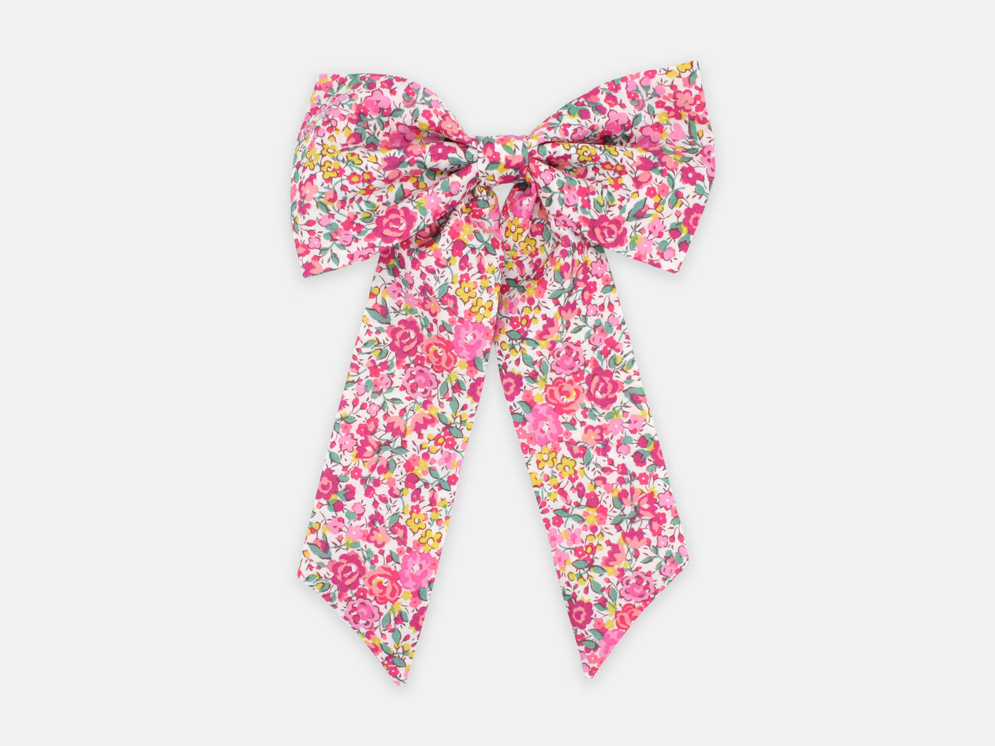 Large Bow Hair Clip - Liberty Emma and Georgina N Print