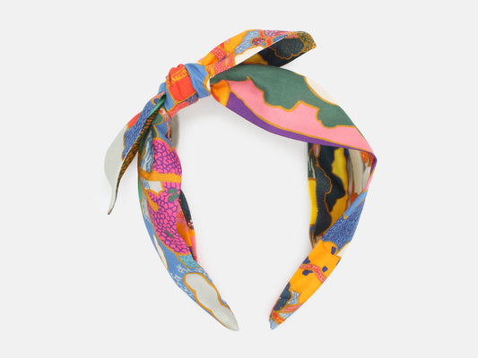 Side Bow Headband - Liberty Prospect Road A Print