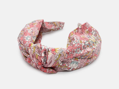 Classic Knot Headband - Liberty Strawberry Thief Spring C Print