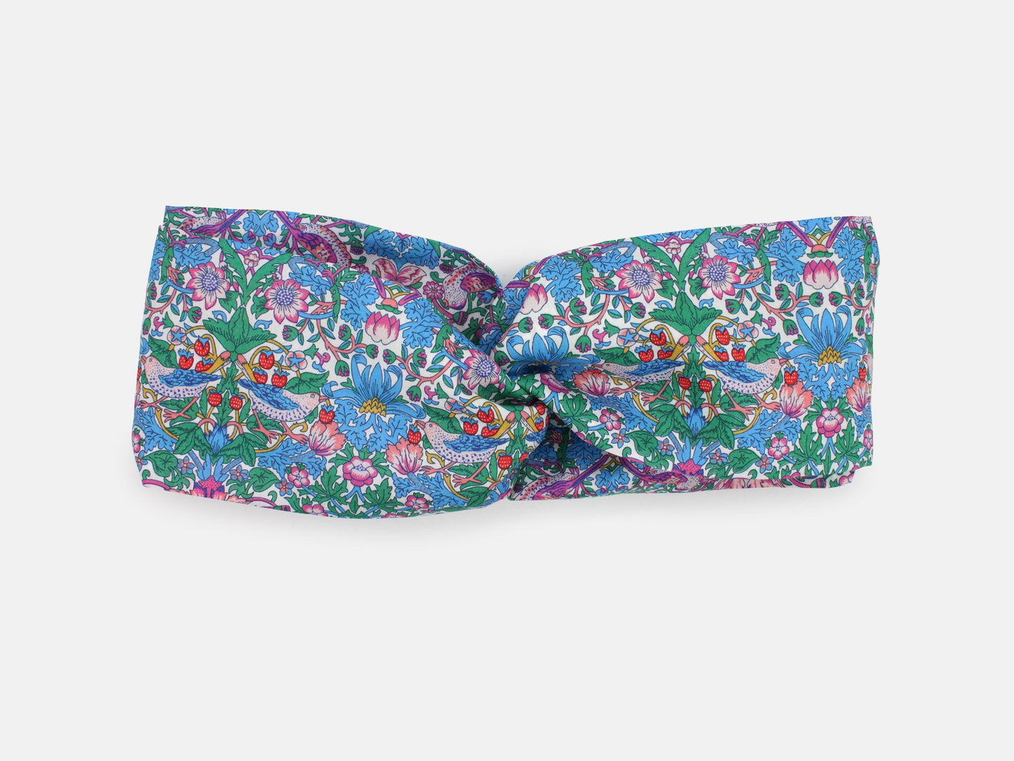 Twist Headband - Liberty Strawberry Thief Spring F Print