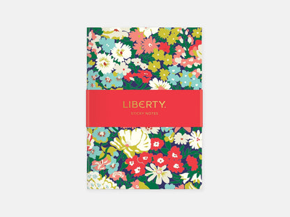 Liberty Floral Sticky Notes Hard Cover Book