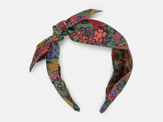Side Bow Headband - Liberty Ciara G Print