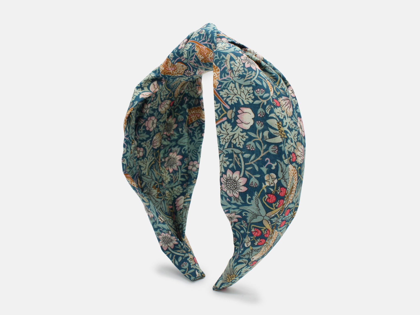 Classic Knot Headband - Liberty Strawberry Thief P Print