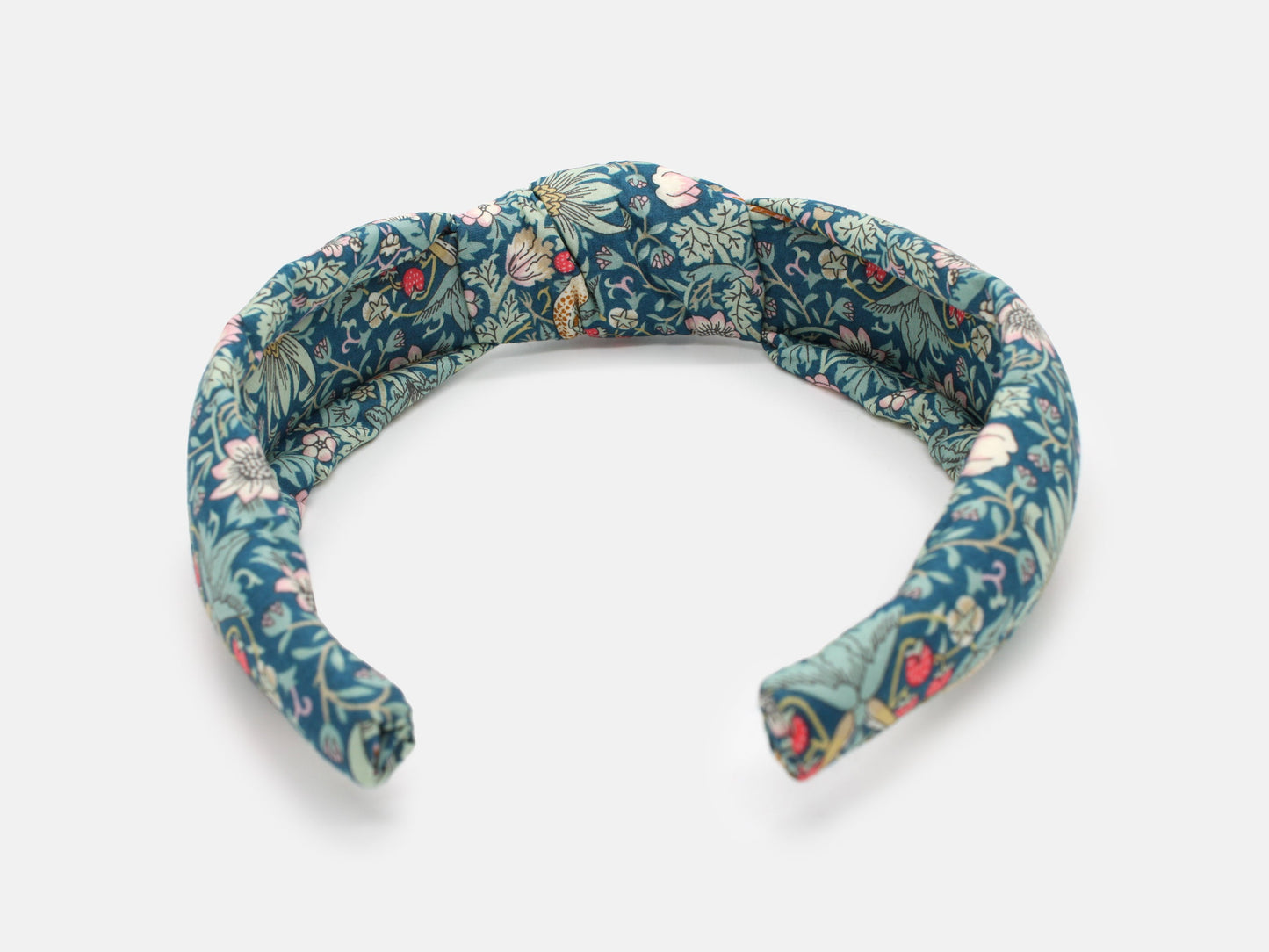 Padded Knot Headband - Liberty Strawberry Thief P Print