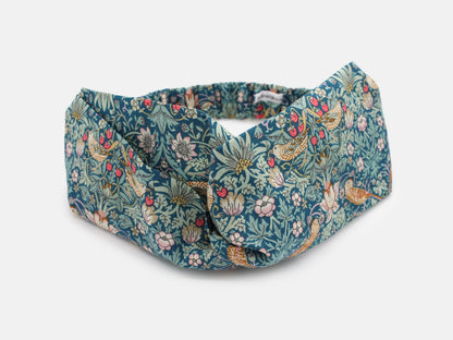 Twist Headband - Liberty Strawberry Thief P Print