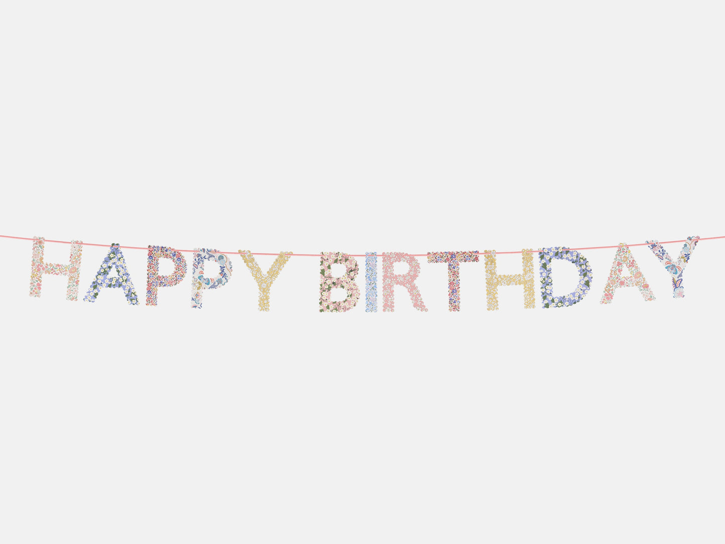 Meri Meri x Liberty Happy Birthday Garland