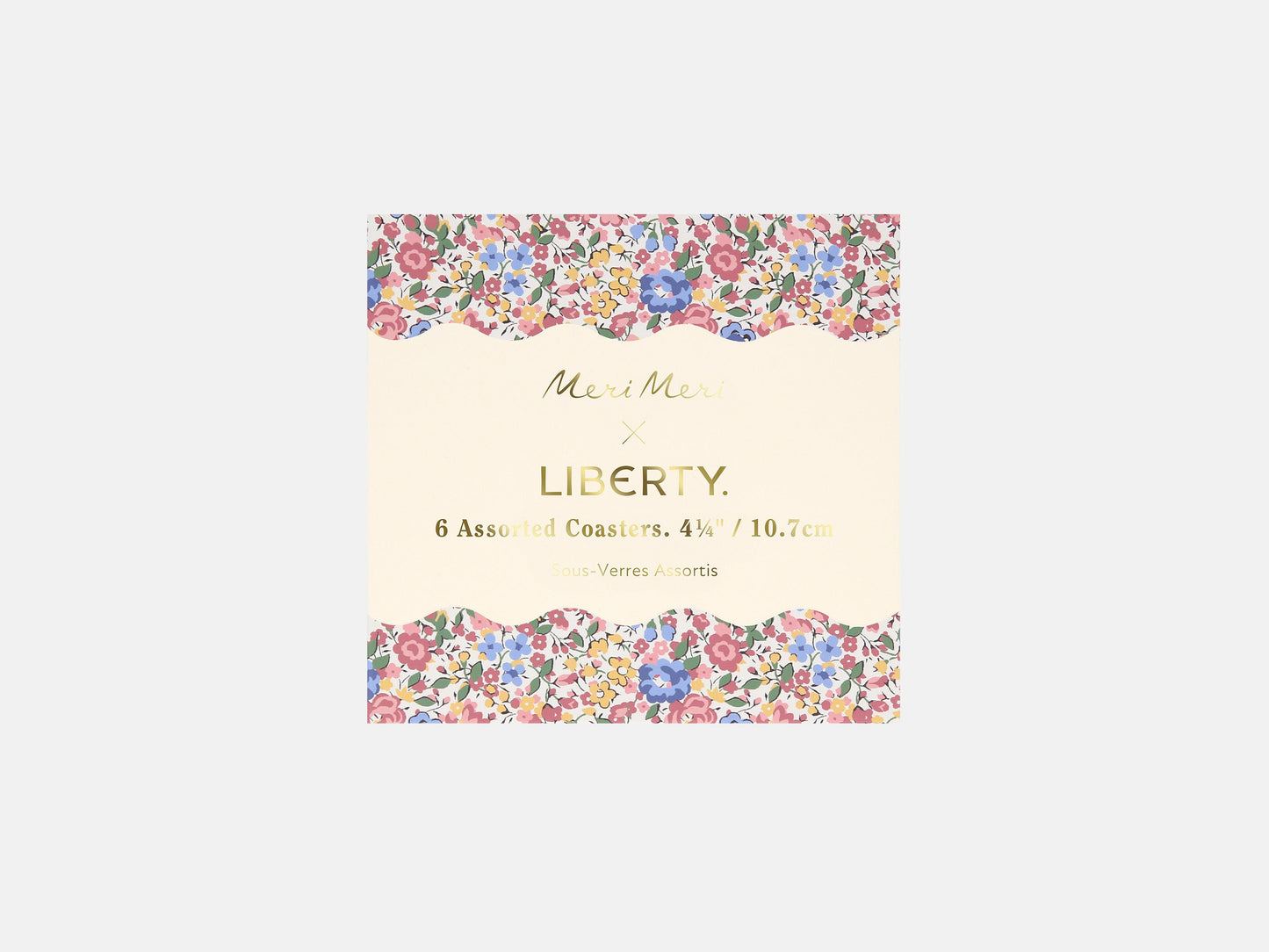 Meri Meri x Liberty Mixed Set Coasters (6)