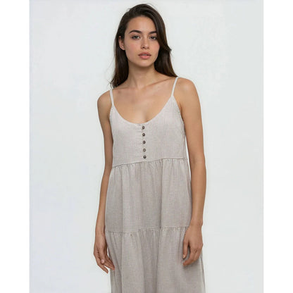 TENTREE - HOPEWELL DRESS | Clay/Railroad Stripe