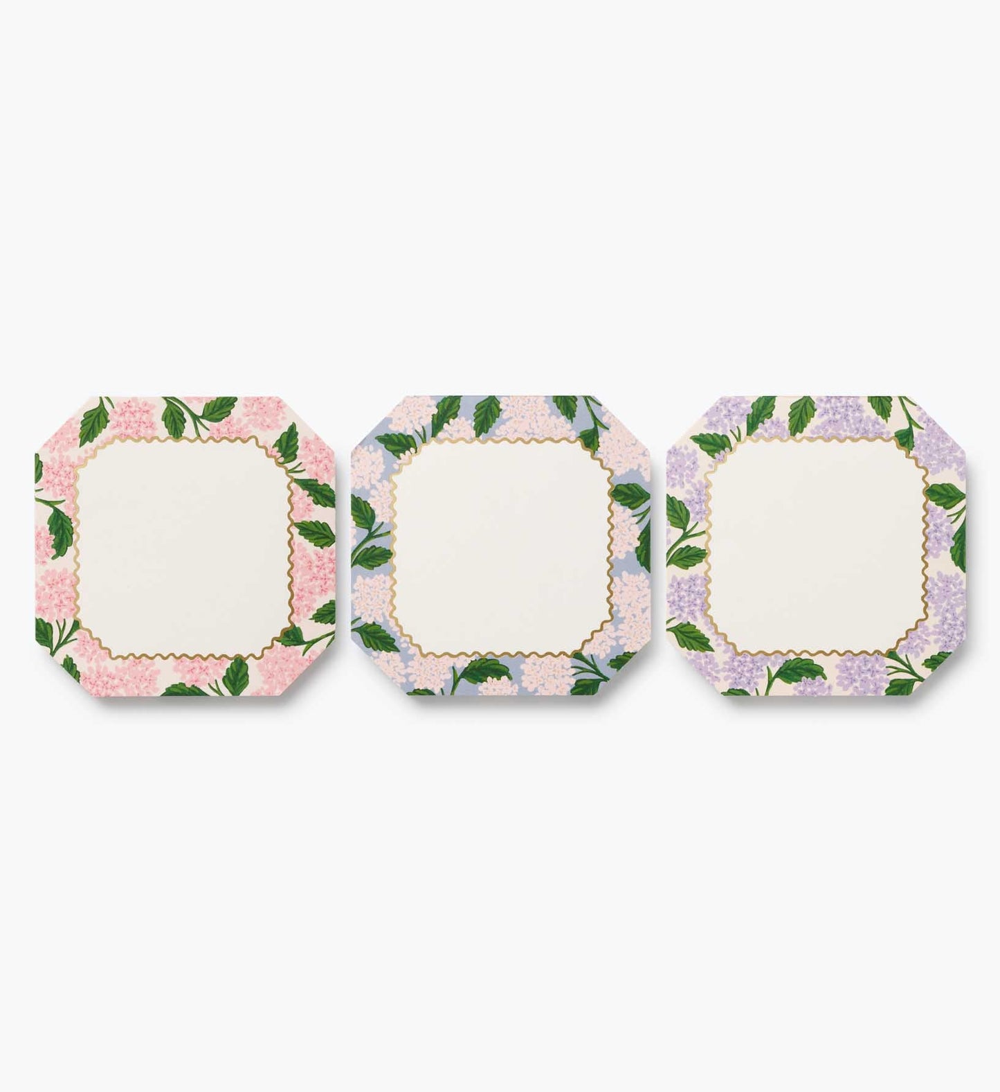 Mini Notepad Trio - Pink Hydrangea