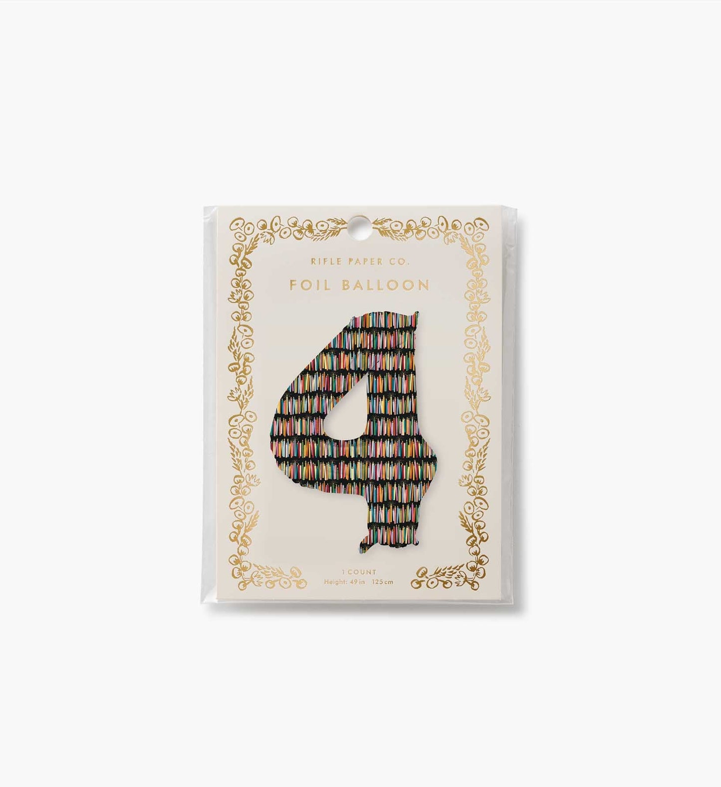 Numbered Foil Balloon - Candles