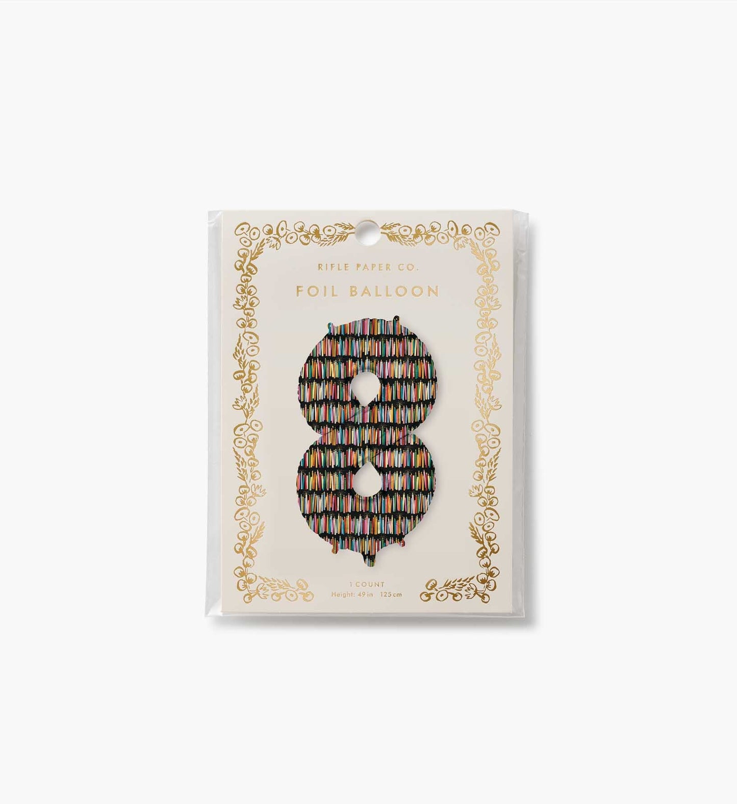 Numbered Foil Balloon - Candles