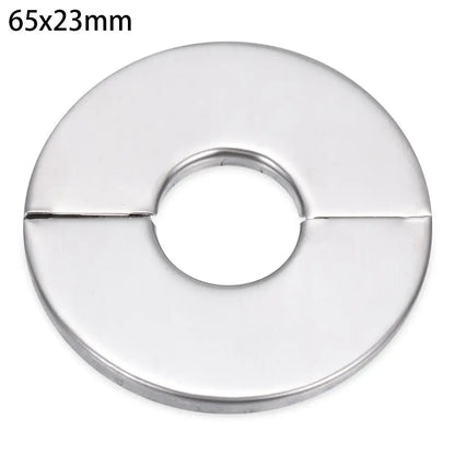 1Pc Stainless Steel Shower Kitchen Faucet Decorative Cover Wall Flange Self-Adhesive Pipe Wall Covers Bathroom Accessories New