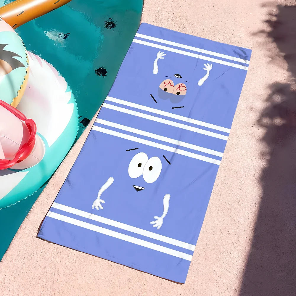 Cartoon T-Towelie-S Cute Towel Quick Dry Soft Yoga Swimming Fitness Mountain Climbing Large Beach Towels