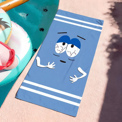 Cartoon T-Towelie-S Cute Towel Quick Dry Soft Yoga Swimming Fitness Mountain Climbing Large Beach Towels
