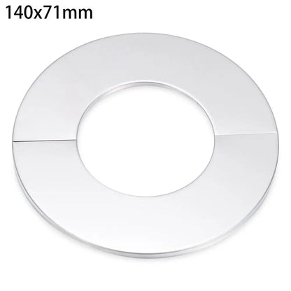 1Pc Stainless Steel Shower Kitchen Faucet Decorative Cover Wall Flange Self-Adhesive Pipe Wall Covers Bathroom Accessories New