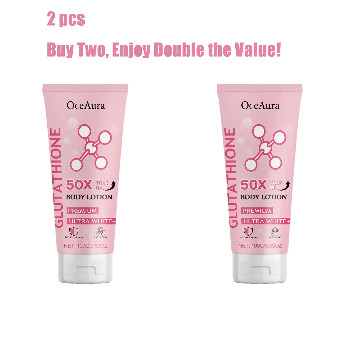 100G Glutathione Body Cream Daily Moisturizing Nourishing Brightening Tone Lasting Fragrance Improve Dullness Smooth Body Lotion