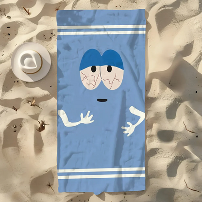 Cartoon Funny T-Towelie Towel Soft Pool Gift For Travel Gym Shower Camping Quick Dry Sports Large Beach Towel