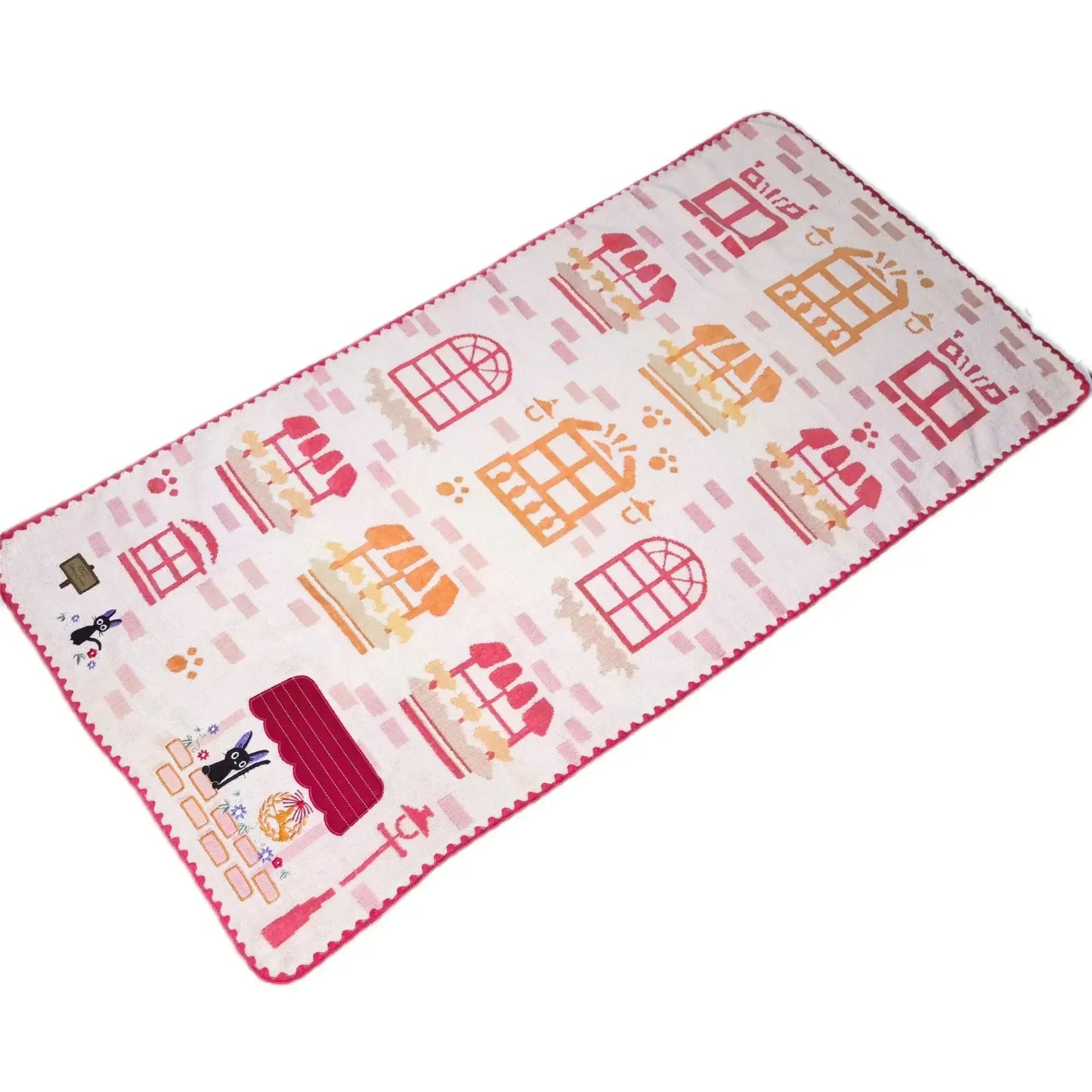 Cute 100% Cotton Embroidery Cartoon Towels Bathroom Hand Towel Batrh for Kids Adults Beach